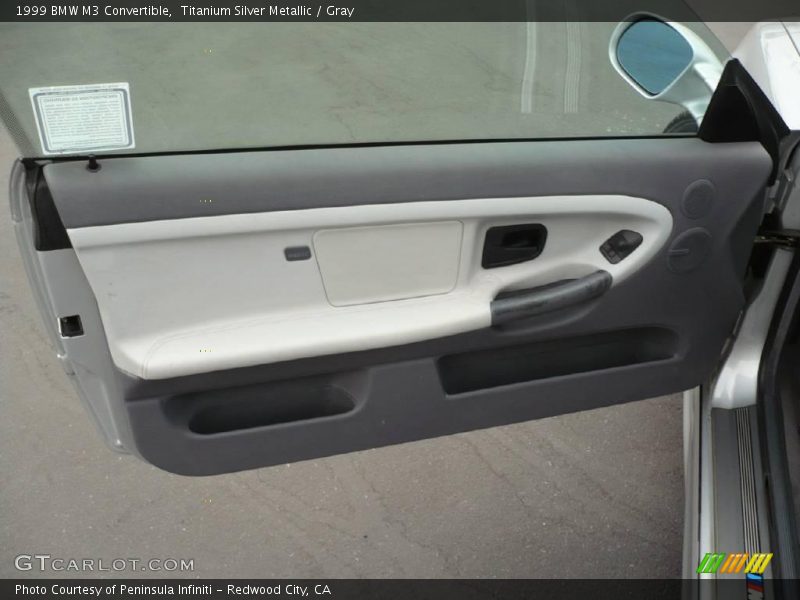 Titanium Silver Metallic / Gray 1999 BMW M3 Convertible