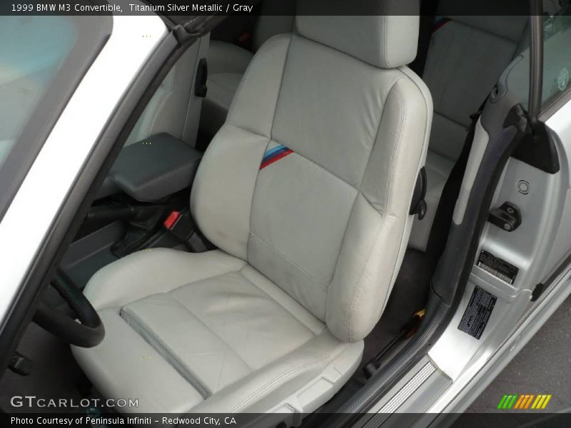 Titanium Silver Metallic / Gray 1999 BMW M3 Convertible
