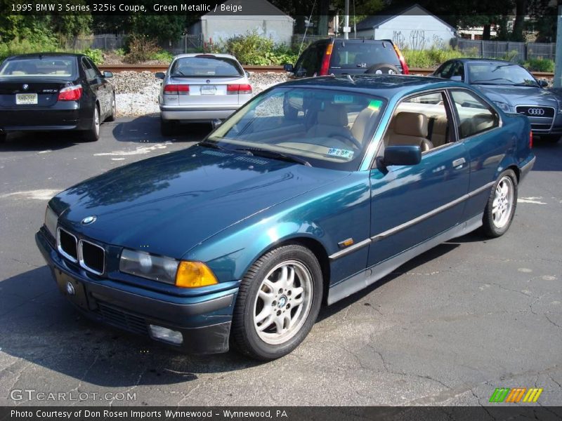 Green Metallic / Beige 1995 BMW 3 Series 325is Coupe