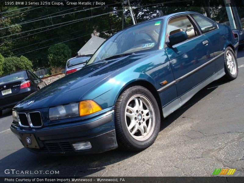 Green Metallic / Beige 1995 BMW 3 Series 325is Coupe