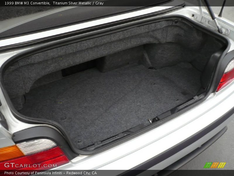 Titanium Silver Metallic / Gray 1999 BMW M3 Convertible