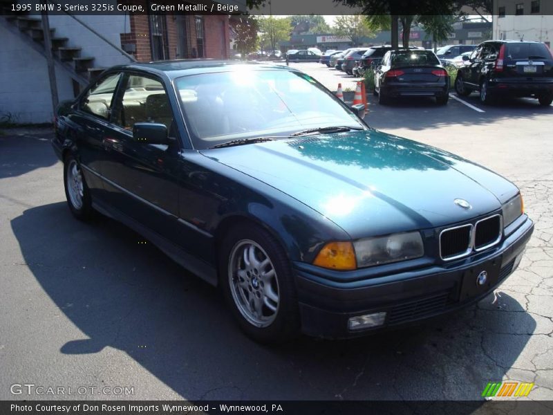 Green Metallic / Beige 1995 BMW 3 Series 325is Coupe