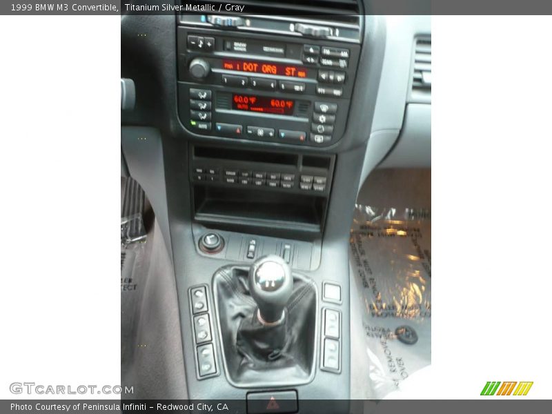 Titanium Silver Metallic / Gray 1999 BMW M3 Convertible