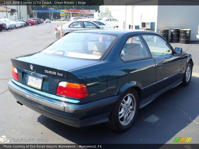 Green Metallic / Beige 1995 BMW 3 Series 325is Coupe