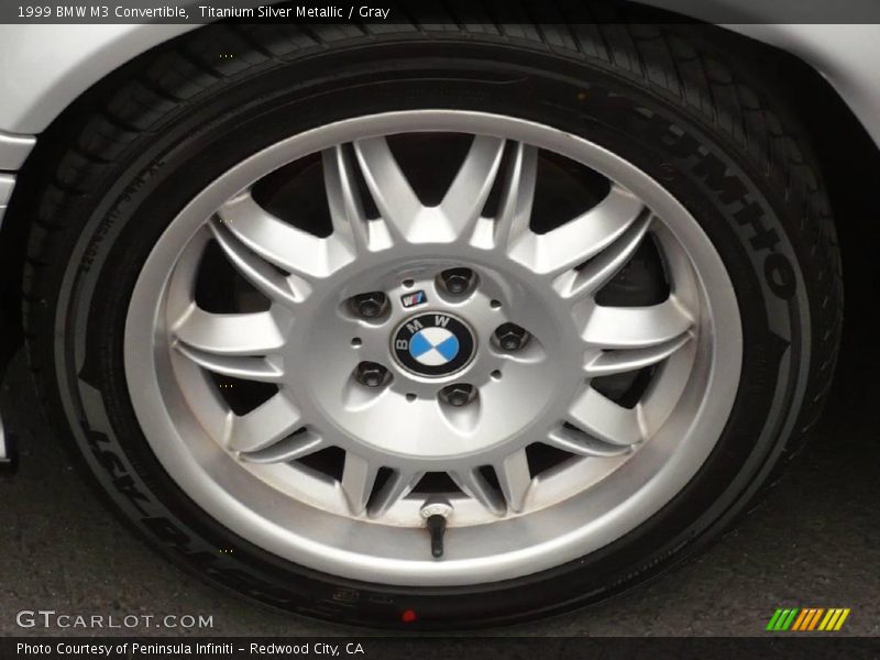 Titanium Silver Metallic / Gray 1999 BMW M3 Convertible