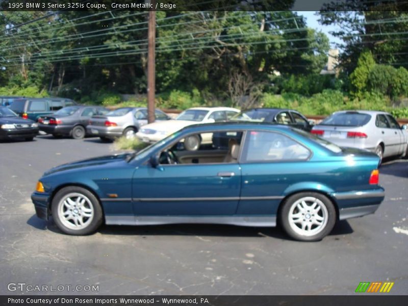 Green Metallic / Beige 1995 BMW 3 Series 325is Coupe