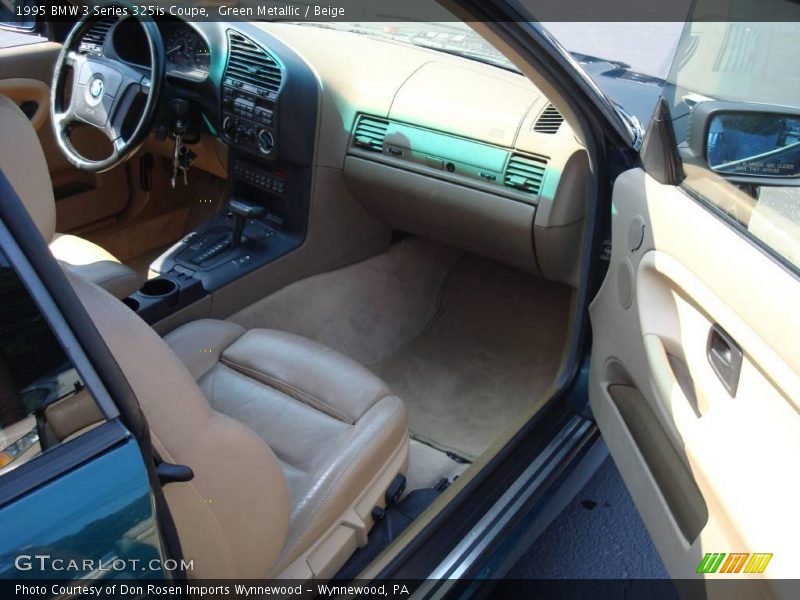 Green Metallic / Beige 1995 BMW 3 Series 325is Coupe