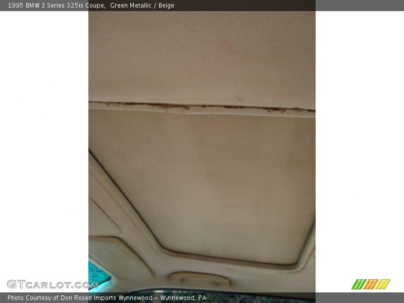 Green Metallic / Beige 1995 BMW 3 Series 325is Coupe