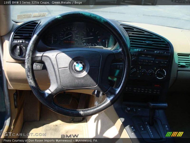 Green Metallic / Beige 1995 BMW 3 Series 325is Coupe