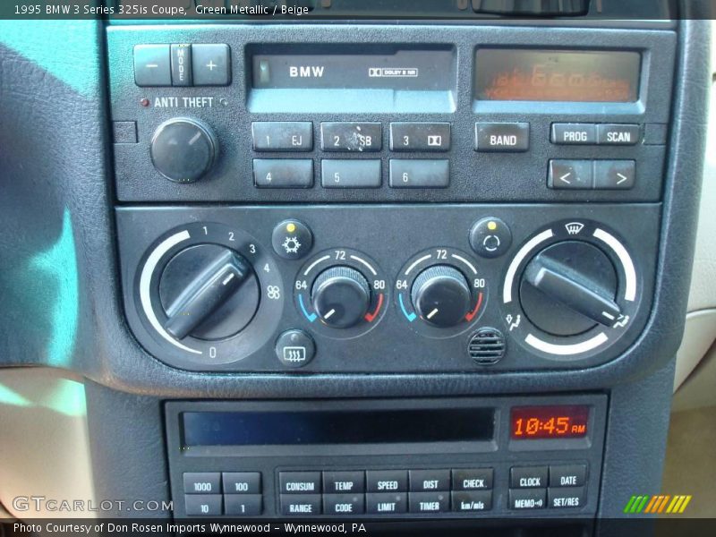 Green Metallic / Beige 1995 BMW 3 Series 325is Coupe