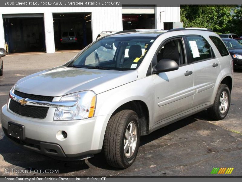 Silverstone Metallic / Light Gray 2008 Chevrolet Equinox LS AWD