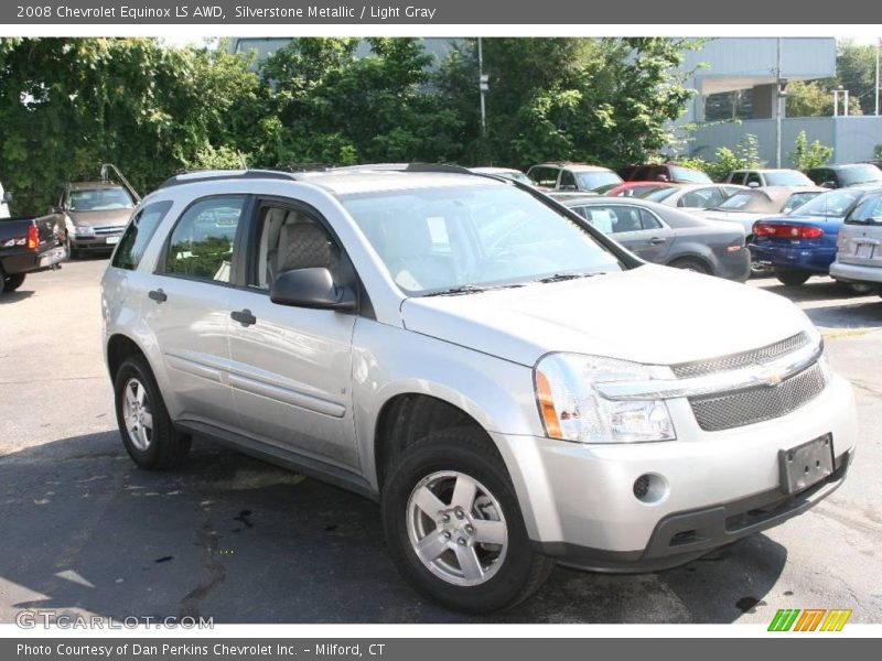 Silverstone Metallic / Light Gray 2008 Chevrolet Equinox LS AWD