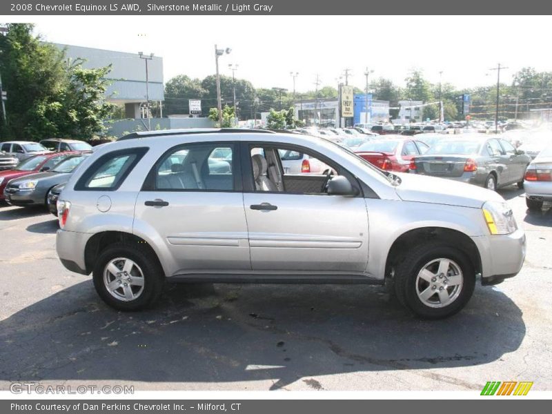 Silverstone Metallic / Light Gray 2008 Chevrolet Equinox LS AWD