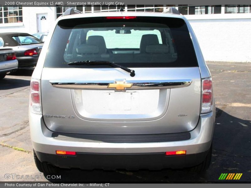 Silverstone Metallic / Light Gray 2008 Chevrolet Equinox LS AWD