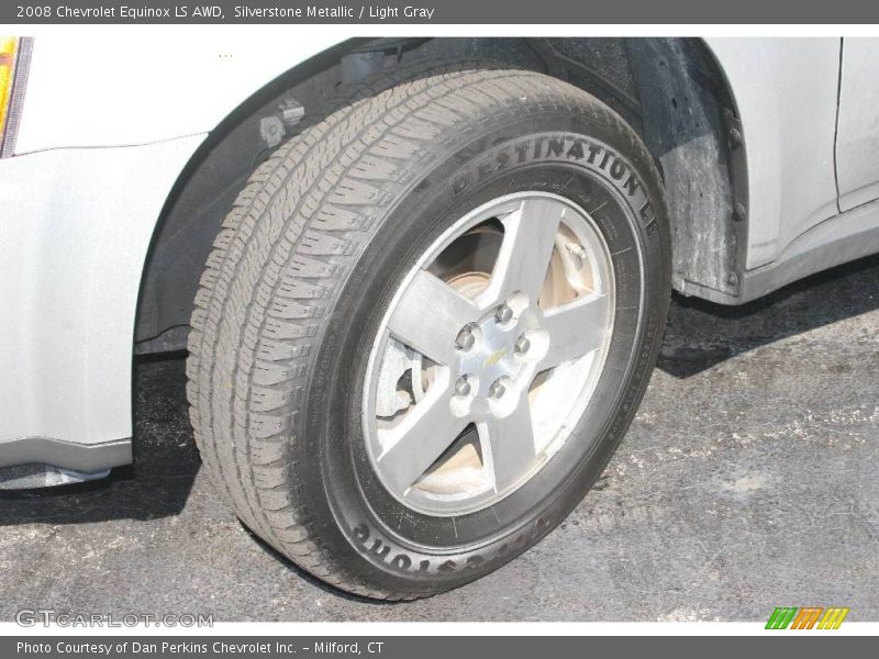 Silverstone Metallic / Light Gray 2008 Chevrolet Equinox LS AWD