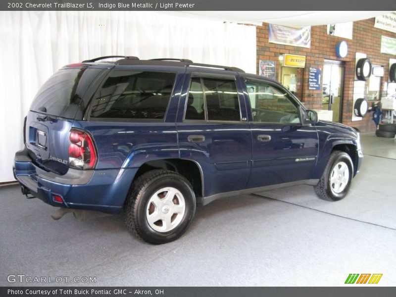 Indigo Blue Metallic / Light Pewter 2002 Chevrolet TrailBlazer LS