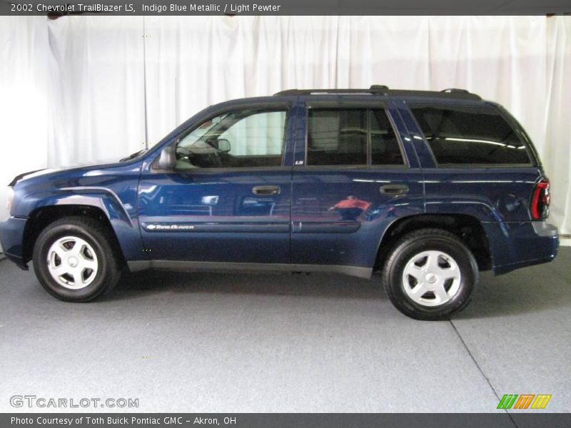 Indigo Blue Metallic / Light Pewter 2002 Chevrolet TrailBlazer LS