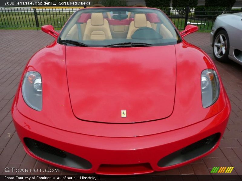 Corsa Red / Beige 2008 Ferrari F430 Spider F1