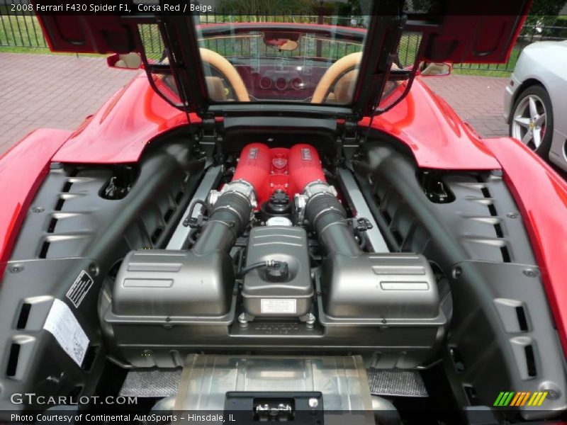 Corsa Red / Beige 2008 Ferrari F430 Spider F1
