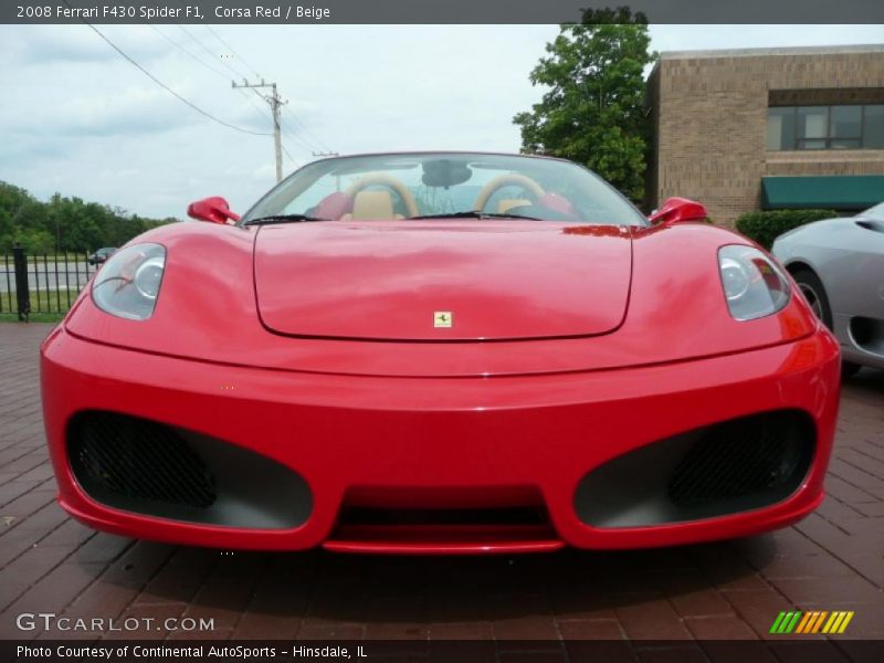 Corsa Red / Beige 2008 Ferrari F430 Spider F1