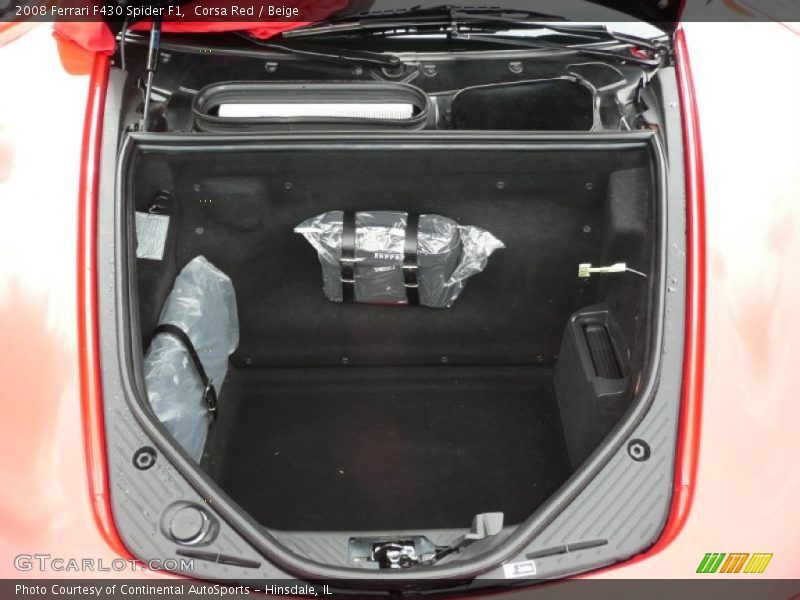 Corsa Red / Beige 2008 Ferrari F430 Spider F1