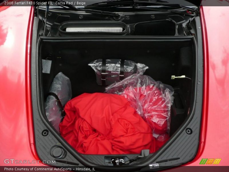 Corsa Red / Beige 2008 Ferrari F430 Spider F1