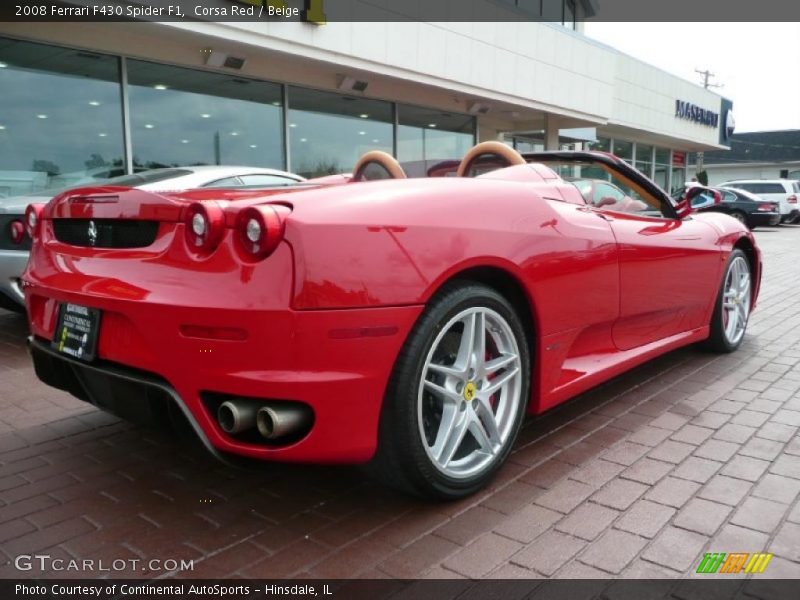 Corsa Red / Beige 2008 Ferrari F430 Spider F1