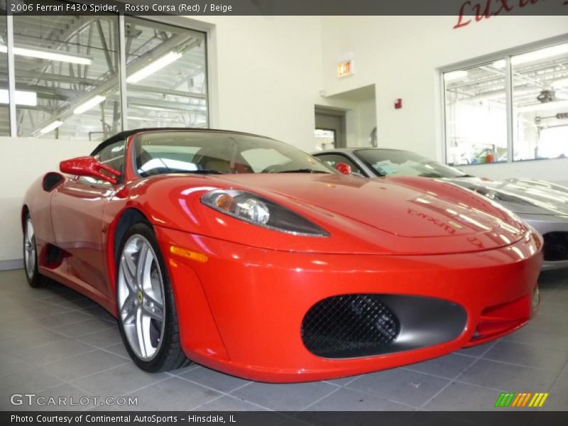 Rosso Corsa (Red) / Beige 2006 Ferrari F430 Spider