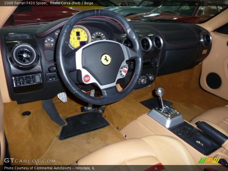 Rosso Corsa (Red) / Beige 2006 Ferrari F430 Spider