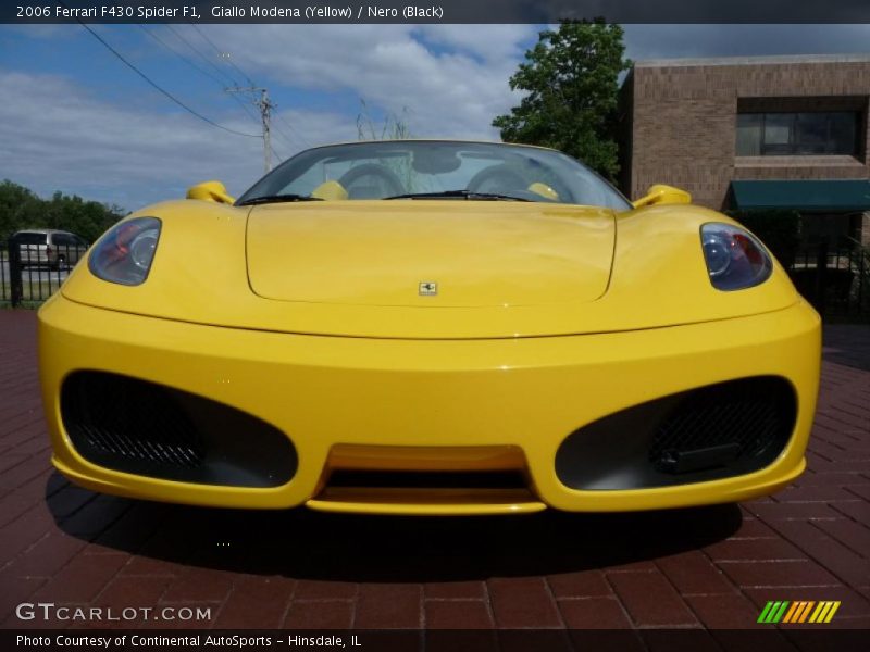 Giallo Modena (Yellow) / Nero (Black) 2006 Ferrari F430 Spider F1
