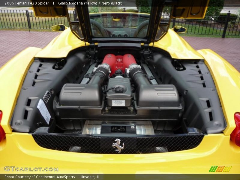 Giallo Modena (Yellow) / Nero (Black) 2006 Ferrari F430 Spider F1