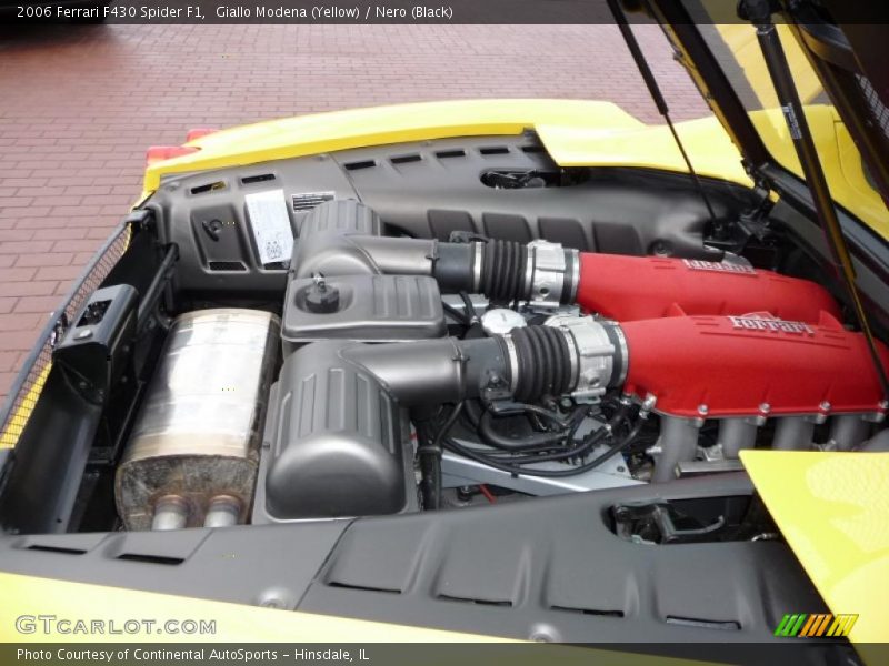 Giallo Modena (Yellow) / Nero (Black) 2006 Ferrari F430 Spider F1