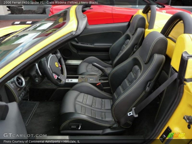 Giallo Modena (Yellow) / Nero (Black) 2006 Ferrari F430 Spider F1