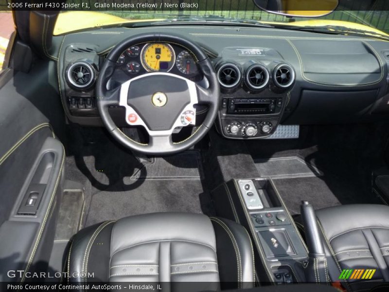 Giallo Modena (Yellow) / Nero (Black) 2006 Ferrari F430 Spider F1