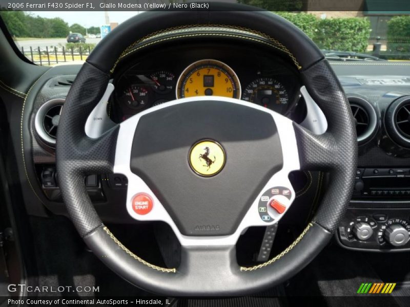 Giallo Modena (Yellow) / Nero (Black) 2006 Ferrari F430 Spider F1