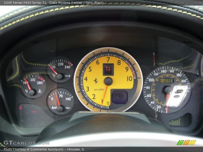 Giallo Modena (Yellow) / Nero (Black) 2006 Ferrari F430 Spider F1