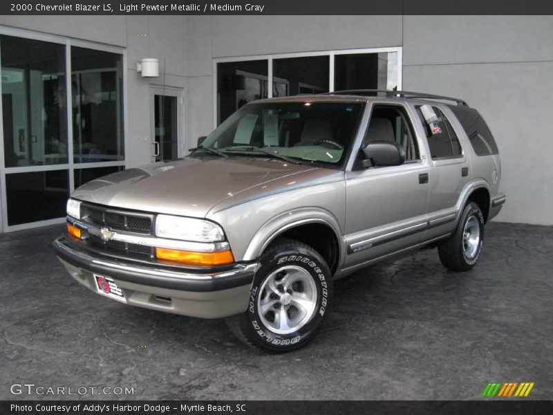 Light Pewter Metallic / Medium Gray 2000 Chevrolet Blazer LS