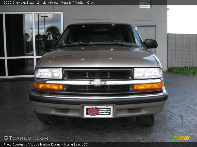 Light Pewter Metallic / Medium Gray 2000 Chevrolet Blazer LS