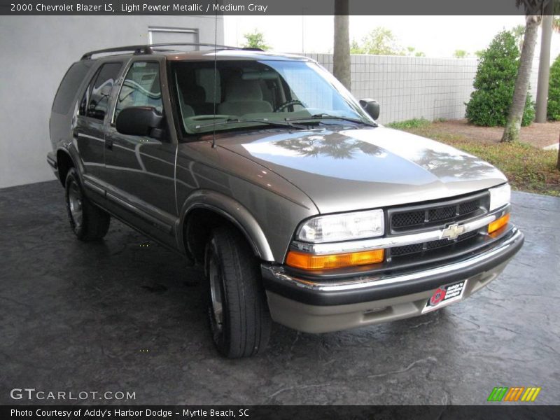 Light Pewter Metallic / Medium Gray 2000 Chevrolet Blazer LS