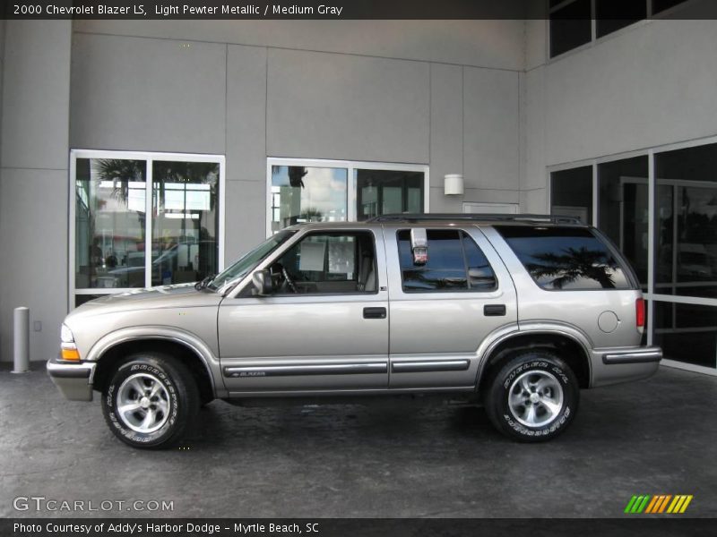 Light Pewter Metallic / Medium Gray 2000 Chevrolet Blazer LS