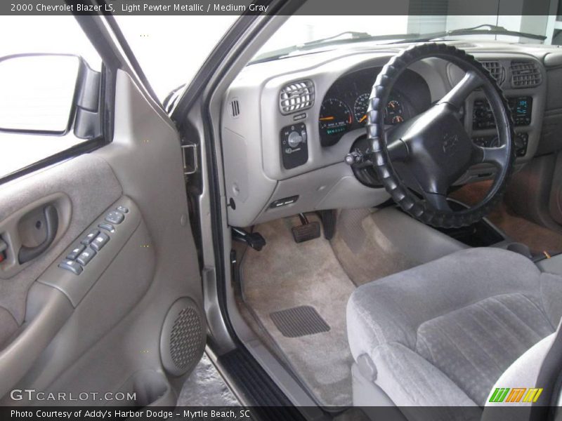 Light Pewter Metallic / Medium Gray 2000 Chevrolet Blazer LS