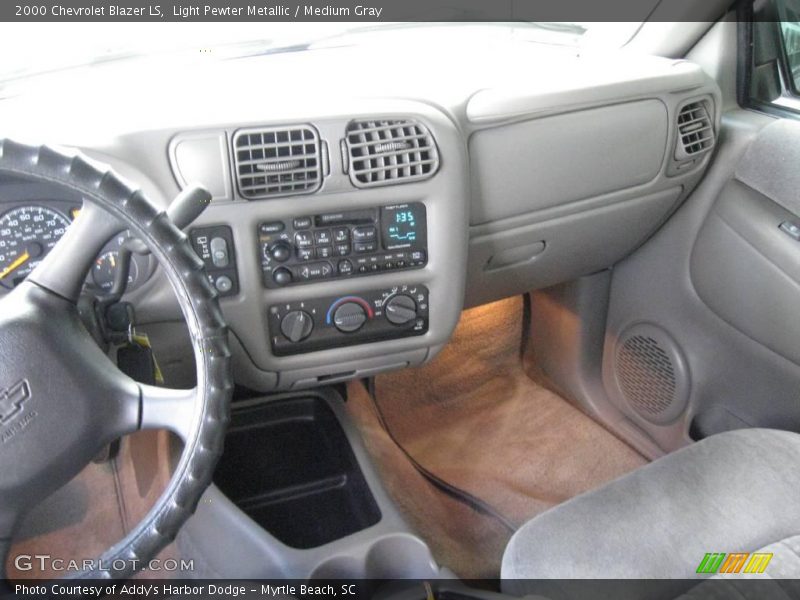 Light Pewter Metallic / Medium Gray 2000 Chevrolet Blazer LS