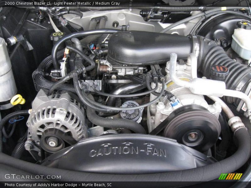 Light Pewter Metallic / Medium Gray 2000 Chevrolet Blazer LS