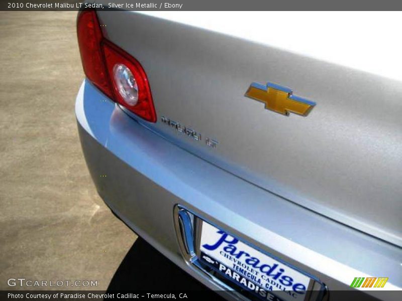 Silver Ice Metallic / Ebony 2010 Chevrolet Malibu LT Sedan