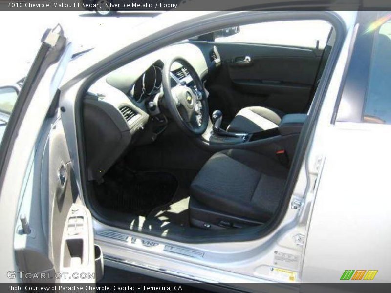 Silver Ice Metallic / Ebony 2010 Chevrolet Malibu LT Sedan