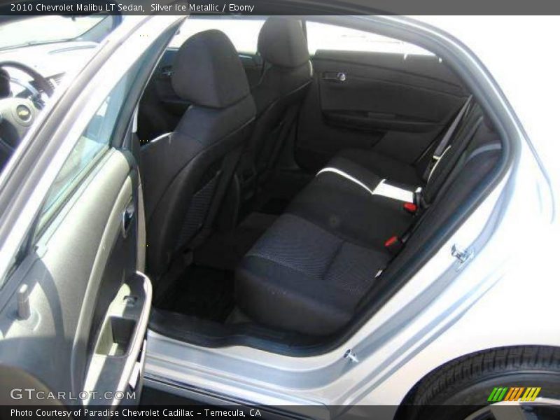Silver Ice Metallic / Ebony 2010 Chevrolet Malibu LT Sedan