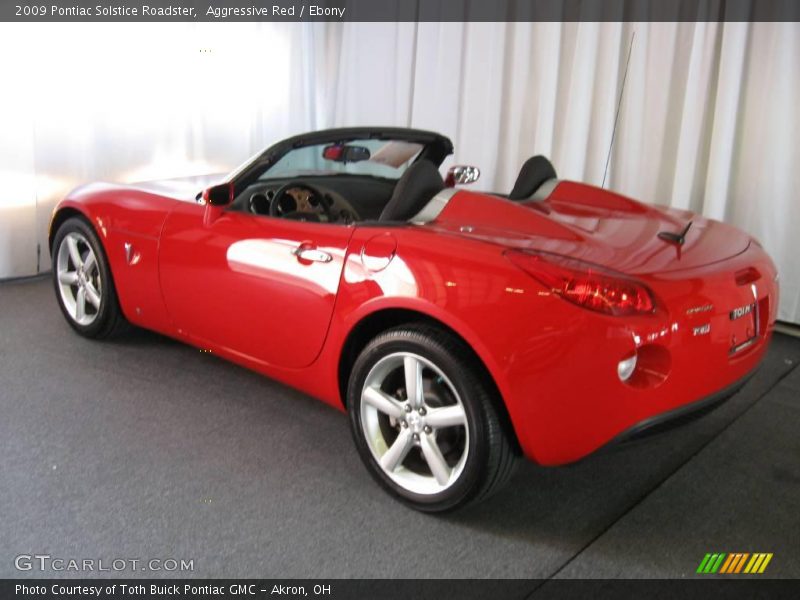 Aggressive Red / Ebony 2009 Pontiac Solstice Roadster