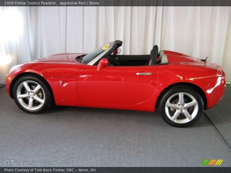 Aggressive Red / Ebony 2009 Pontiac Solstice Roadster