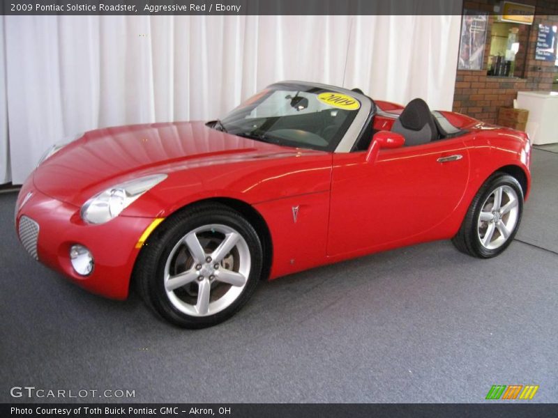 Aggressive Red / Ebony 2009 Pontiac Solstice Roadster