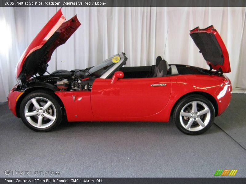 Aggressive Red / Ebony 2009 Pontiac Solstice Roadster